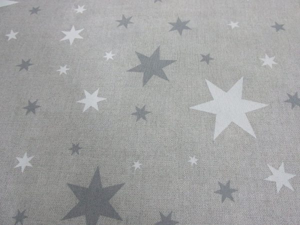 Loneta estampada Estrella Gris - Imagen 3