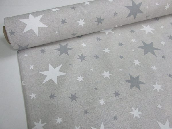Loneta estampada Estrella Gris - Imagen 4