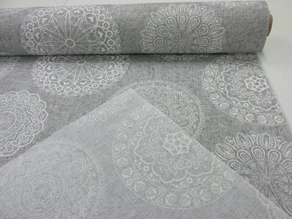 Loneta estampada Tatoo Gris - Imagen 5