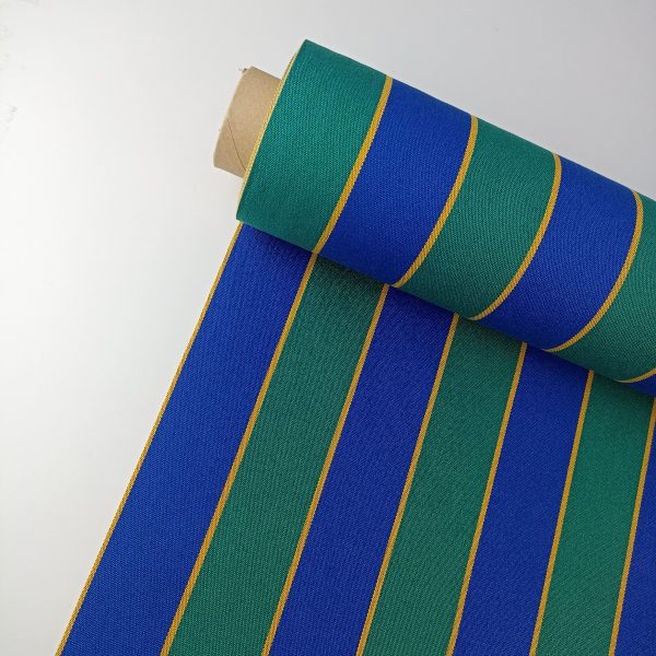 Lona Acrílica Raya Azul y Verde-Tela impermeable - Imagen 4