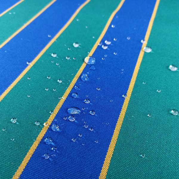 Lona Acrílica Raya Azul y Verde-Tela impermeable - Imagen 3