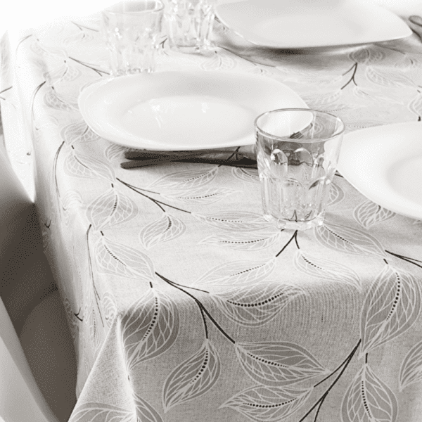 Mantel antimanchas impermeable Lorena-gris - Imagen 4