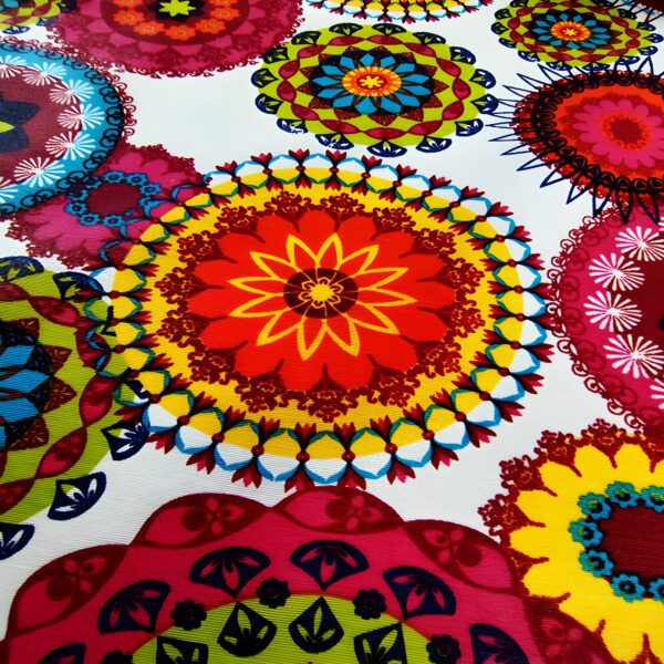 Mantel antimanchas impermeable Mandala multicolor - Imagen 2