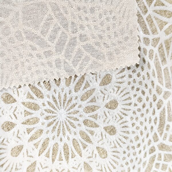 Mantel antimanchas impermeable Mandala-beig - Imagen 3